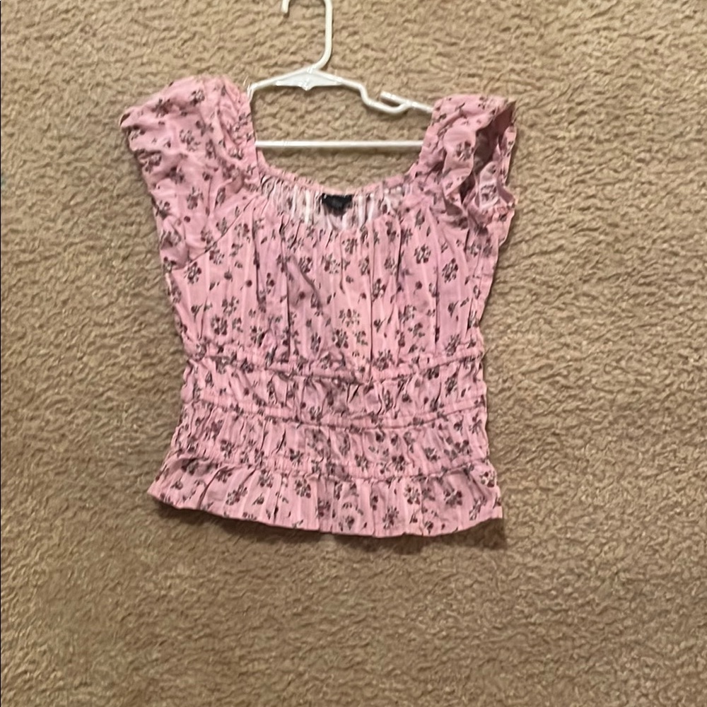 Floral Pink Women's Top